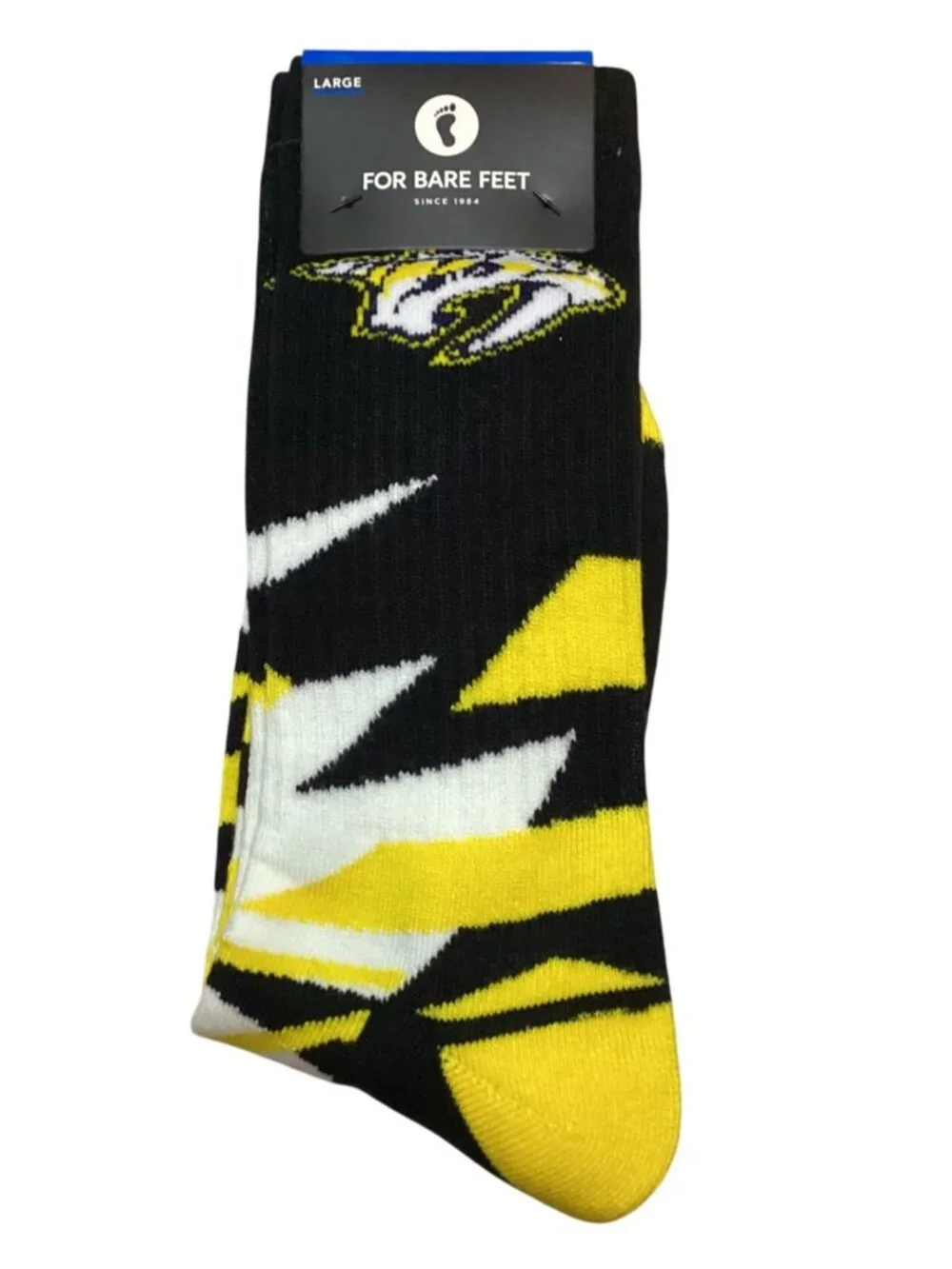 Nashville Predators Shattered Camo Crew Socks  Size Large (9-12 Men’s) – NHL NEW